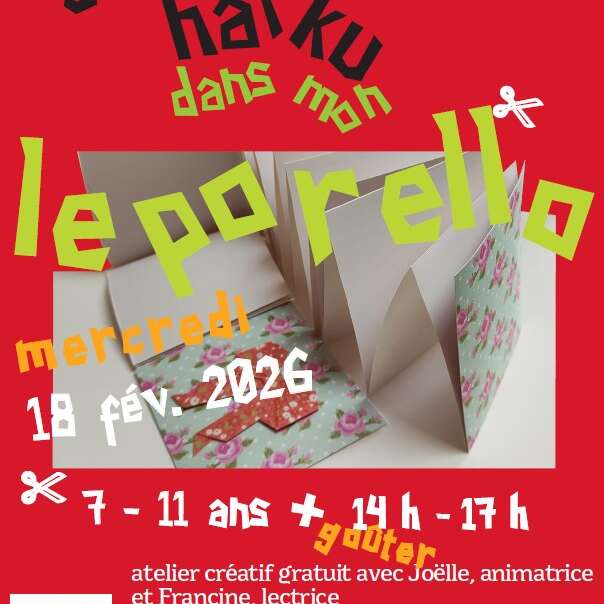 Atelier créatif "J'écris mon haïku dans mon leporello"