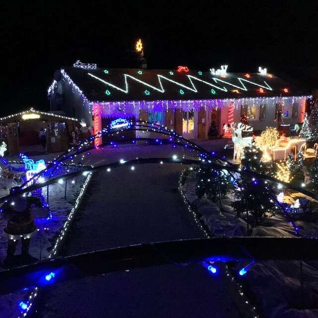 Maison illuminée de Bonnac-la-Côte