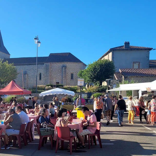 Marché festif à Javerdat