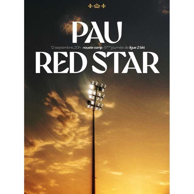 Football - Ligue2 BKT: PAU FC Vs Red Star FC