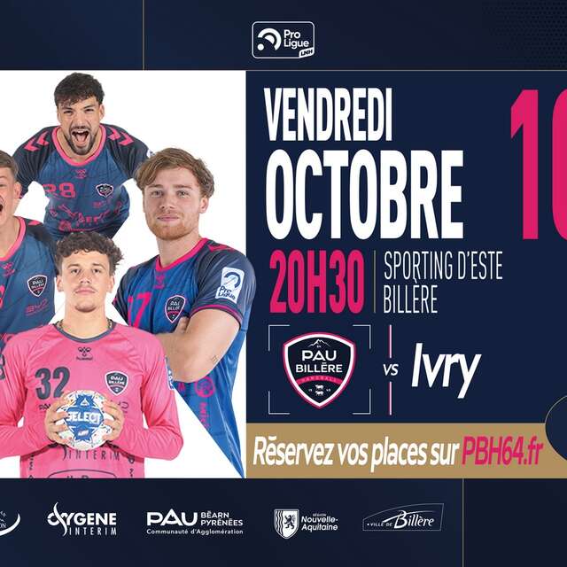 Handball:  Pau Billère Handball Vs Ivry