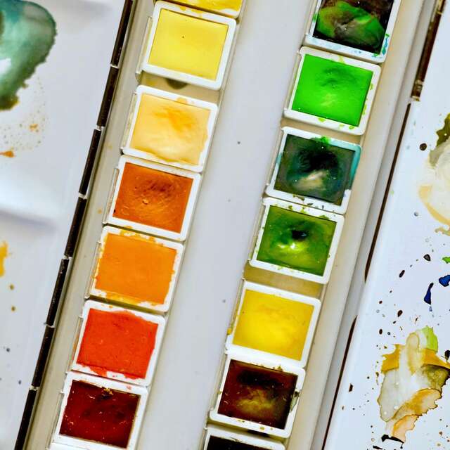 Atelier aquarelles végétales (7 ans et plus)