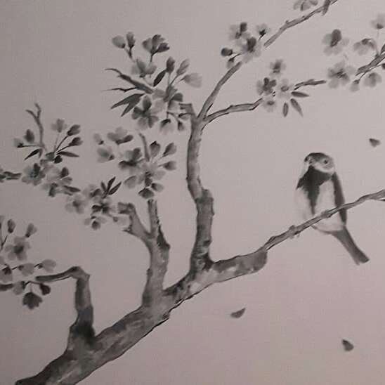 Exposition - Les sumi-e de Lorine Caumartin