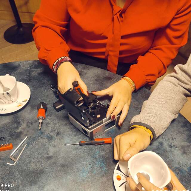 Café réparation à l'Escalier