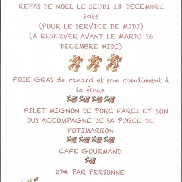 Repas de Noël au Grand Café
