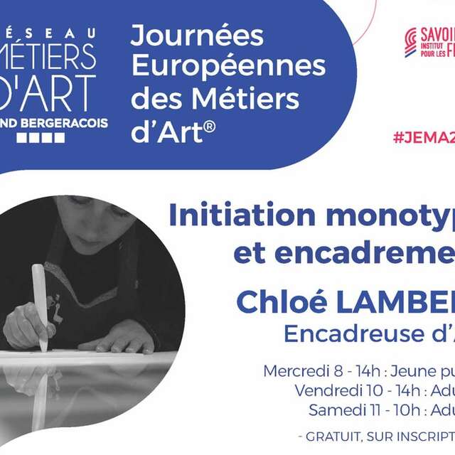 JEMA | Initiation Monotype et encadrement