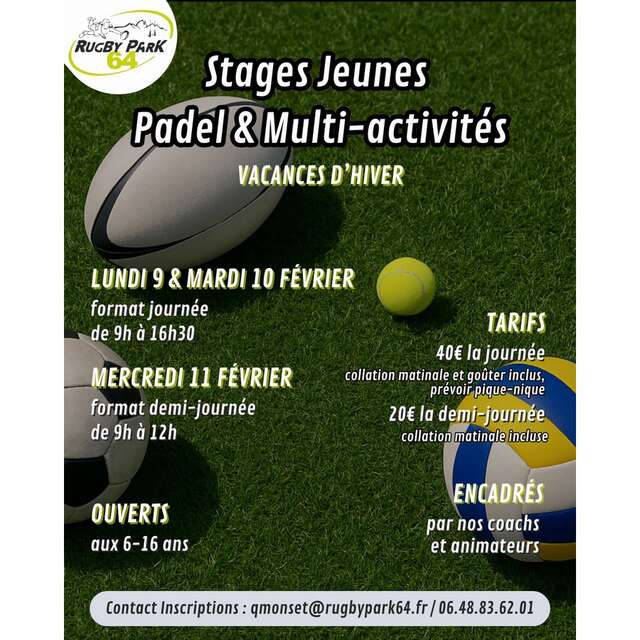 Stage padel & multi-activité