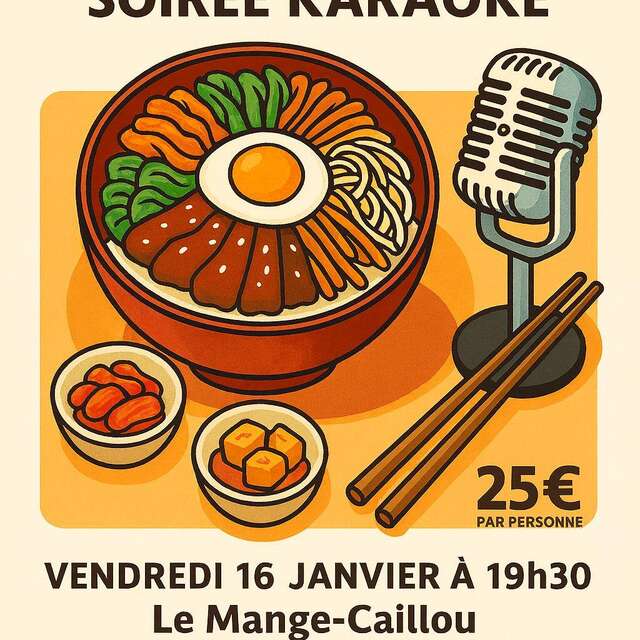Soirée à thème - Repas Coréen et soirée karaoké