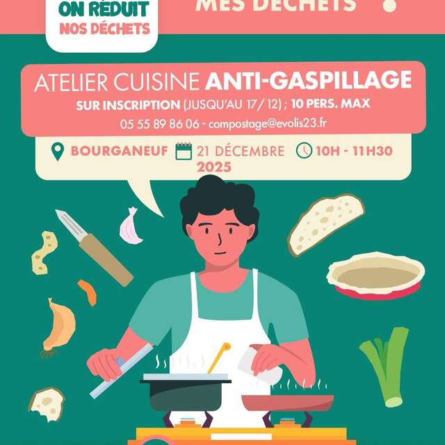 Atelier cuisine anti-gaspillage