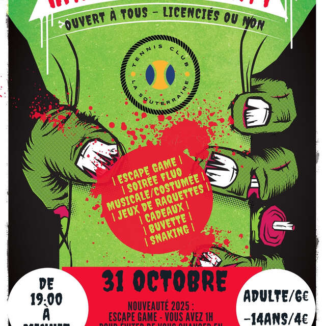 Halloween party au Tennis Club