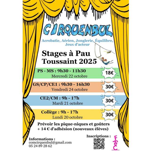 Stage cirquenbul