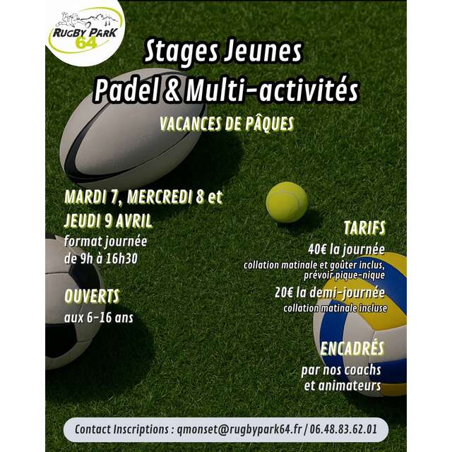 Stage padel & multi-activité