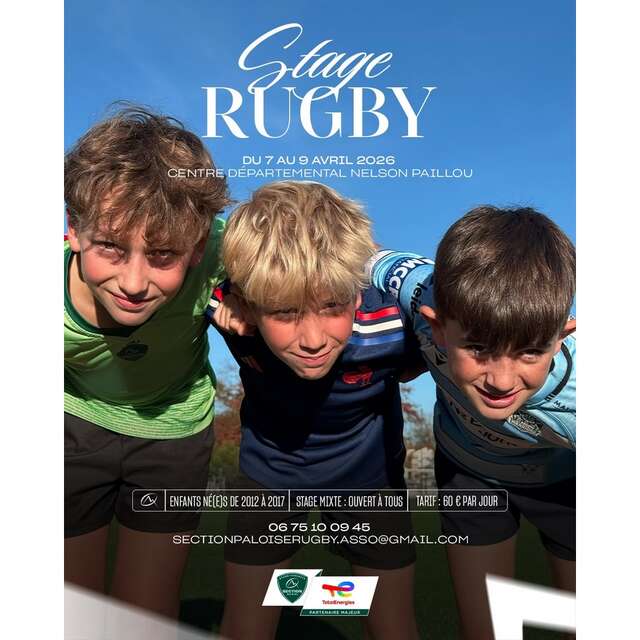 Stage rugby section paloise - Vacances Pâques