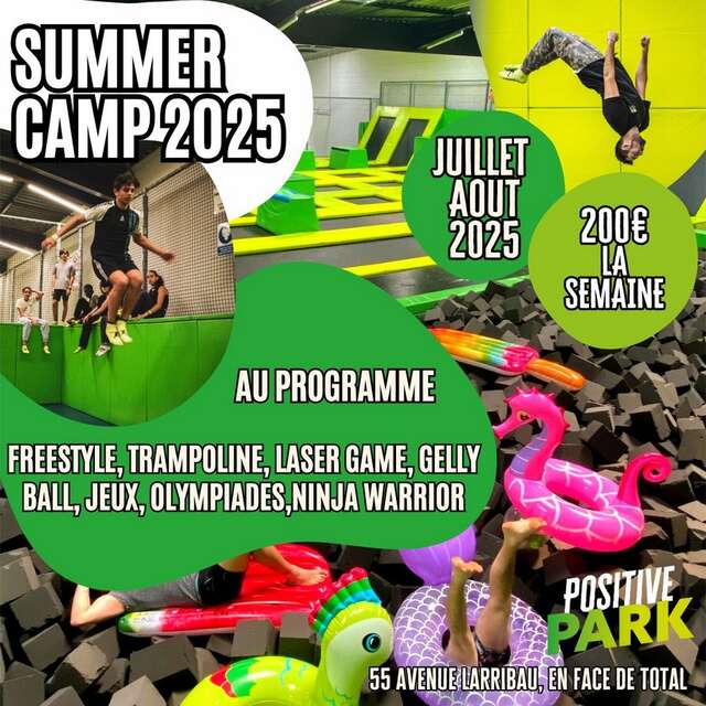 Positive Jump-Trampoline Park: Summer Camp