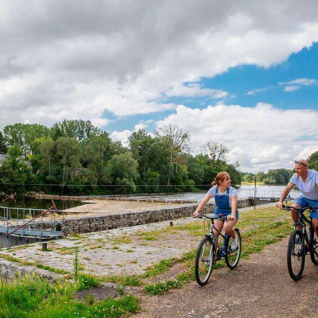 Le Cher à vélo... de Montrichard jusqu'à Chenonceau