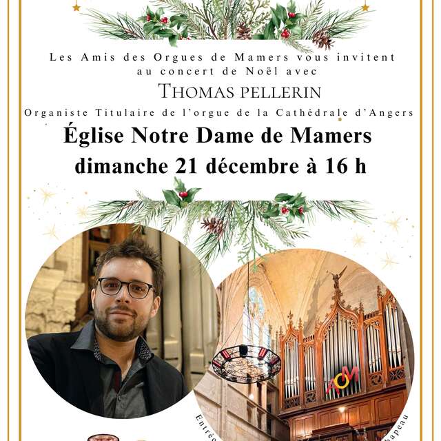 Récital d'orgue de Noël avec Thomas Pellerin