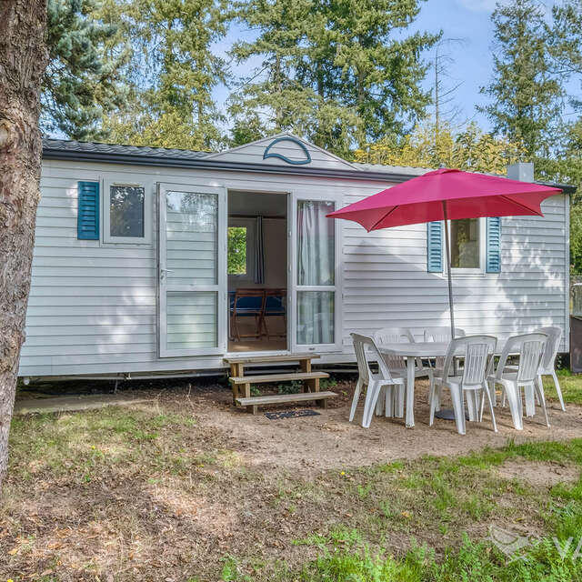 Mobil-home au camping du Port Sainte Marie