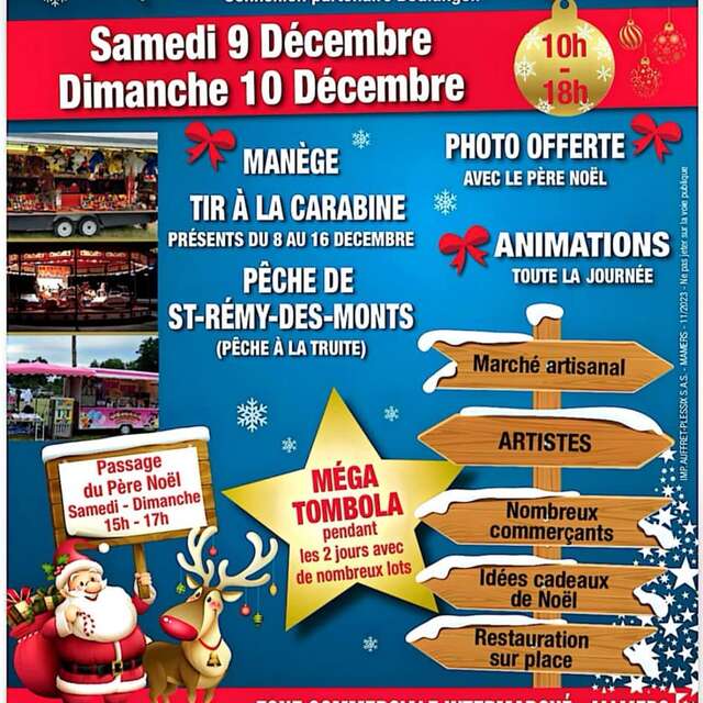 MARCHÉ DE NOËL COUVERT À MAMERS - ZONE COMMERCIALE D'INTERMARCHÉ