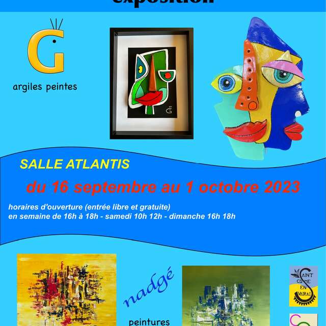 EXPOSITION D'ARGILES PEINTES ET DE PEINTURES