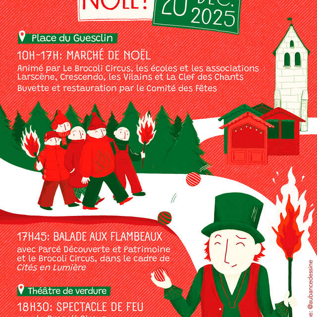 Parcé-sur-Sarthe fête Noël