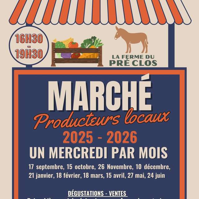 MARCHÉ DE PRODUCTEURS À LA FERME