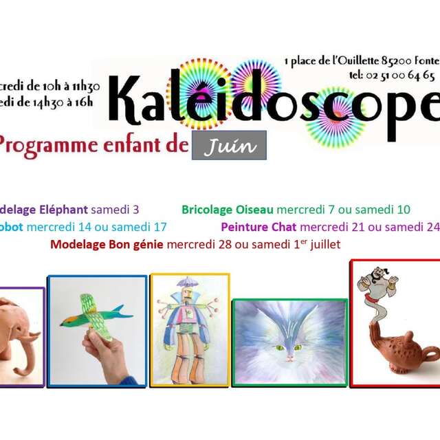 ATELIERS BRICOLAGE POUR ENFANTS  - KALÉIDOSCOPE