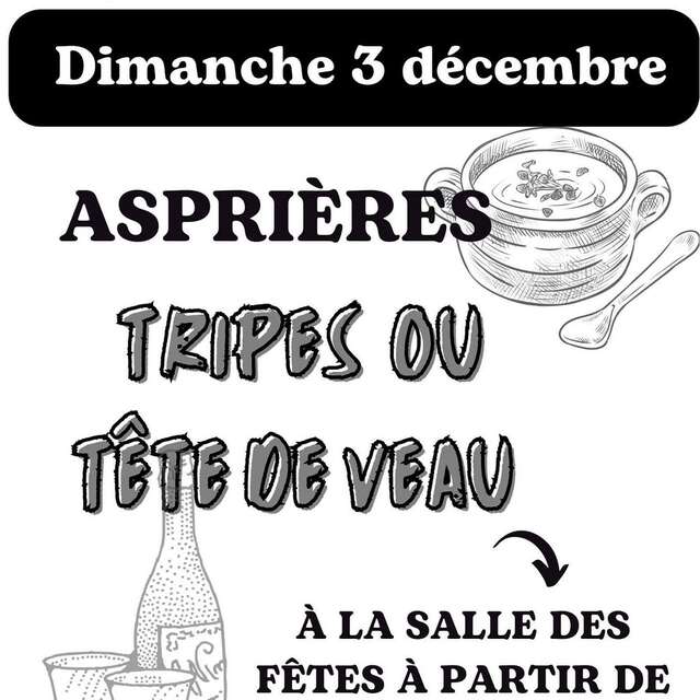Déjeuner Tripoux à Asprières