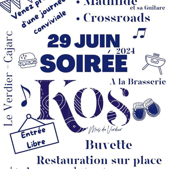 Soirée à la Brasserie Kos