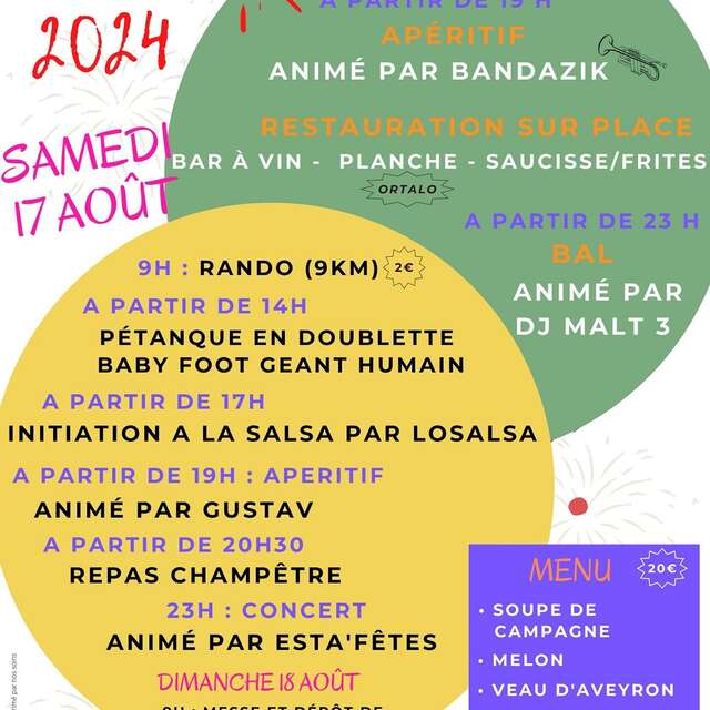 Fête du village de Gelles