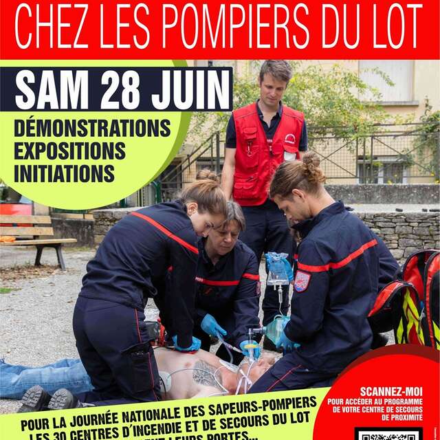 Les pompiers du Lot vous ouvrent leurs portes à Figeac