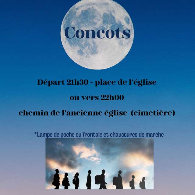 Rando nocturne à Concots