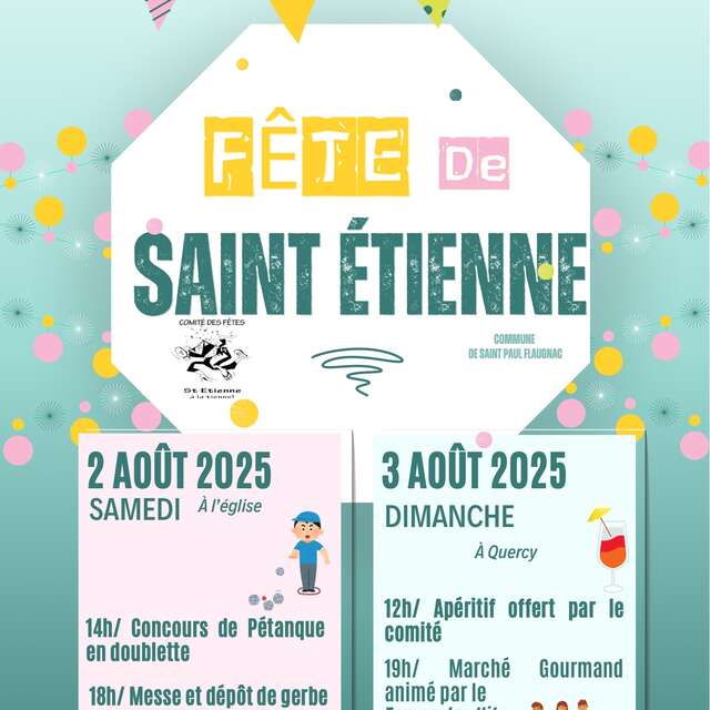 Fête de Saint-Etienne à Saint-Paul-Flaugnac