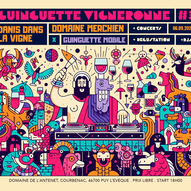 Guinguette vigneronne à la Guinguette d'Albas