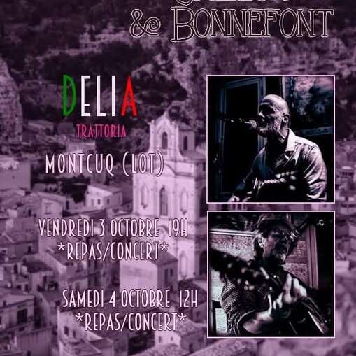Octobre Rose chez Délia : repas concert