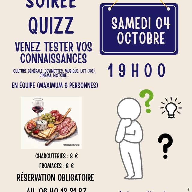 Soirée quizz à Saint-Pantaléon