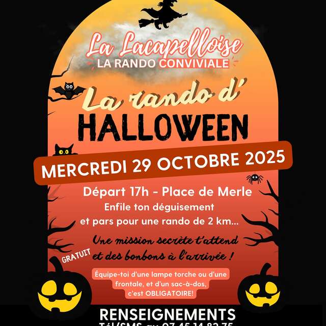 La rando d'Halloween à Lacapelle (Cahors)
