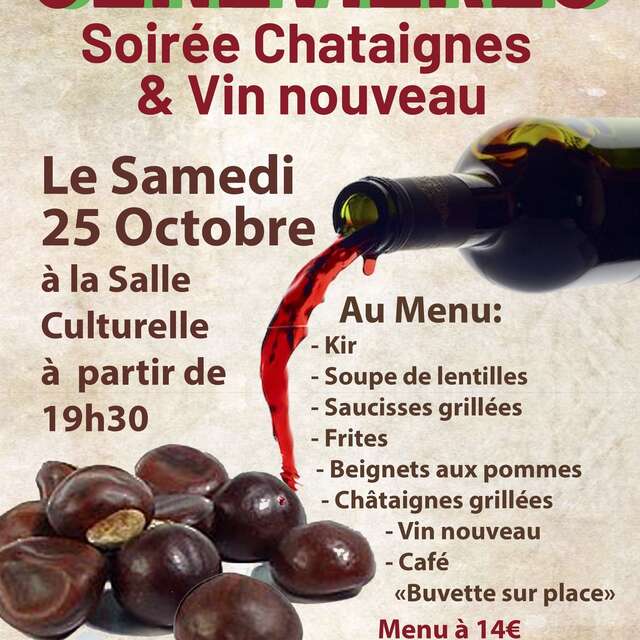 Soirée Châtaignes et Vin nouveau