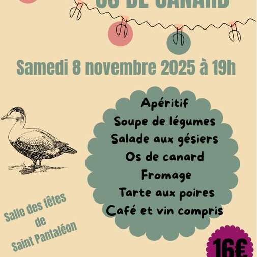 Soirée os de canard à Saint-Pantaléon