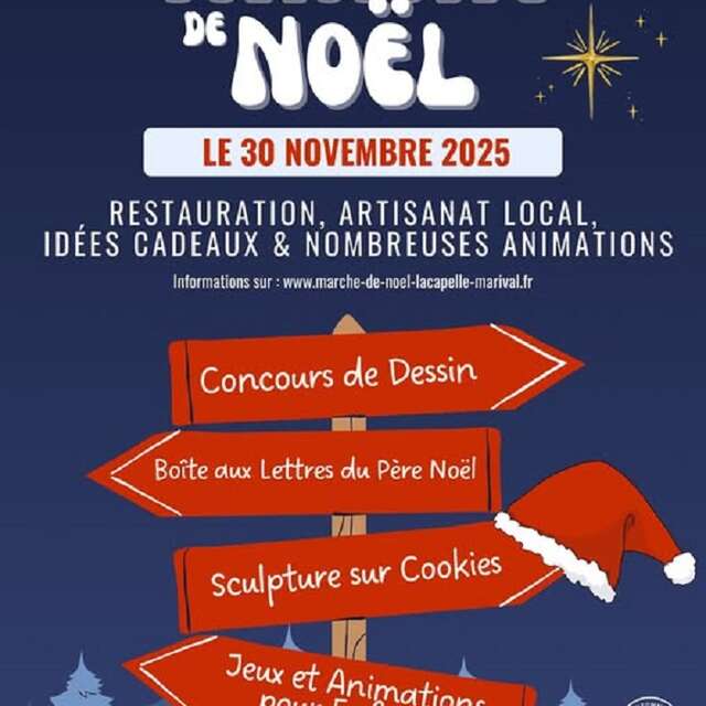 Marché de Noël à Lacapelle-Marival