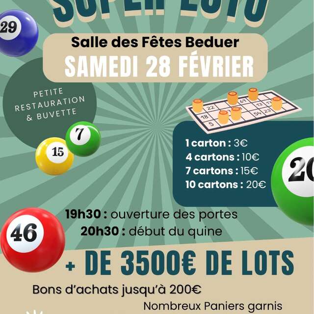 Super loto à Béduer