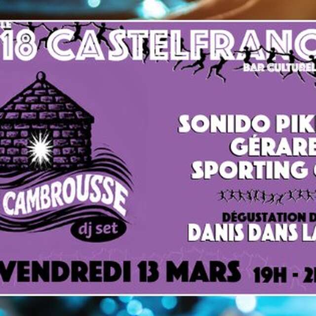 Club cambrousse DJ set au 18