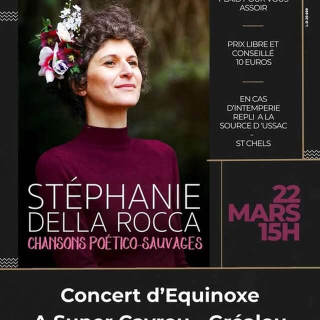 Concert : Stéphanie Della Rocca, chansons poético-sauvages, à Super Cayrou Gréalou