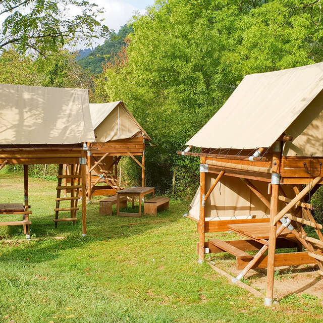 Tente sur pilotis - Chill-Lot