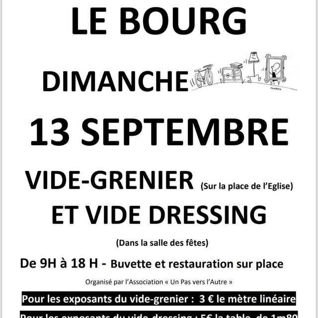 Vide Greniers et Vide Dressing à Le Bourg