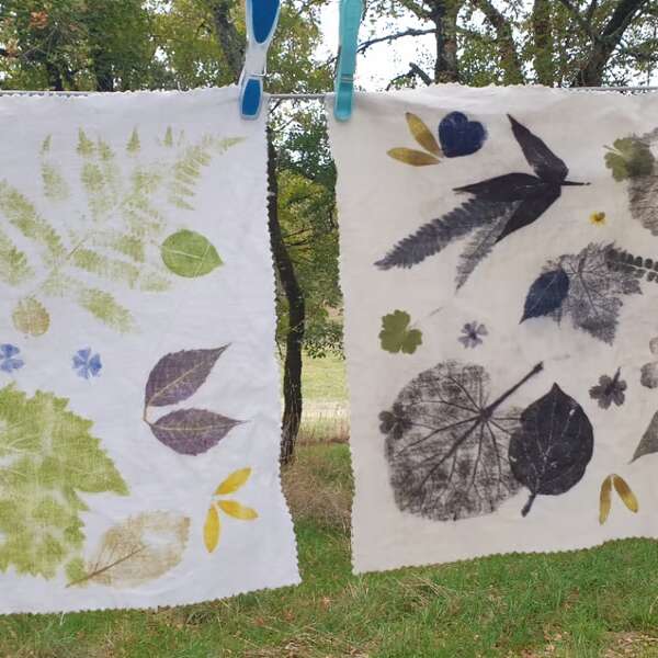 Atelier Végétal Créatif avec M.A Nature : Tatakizomé