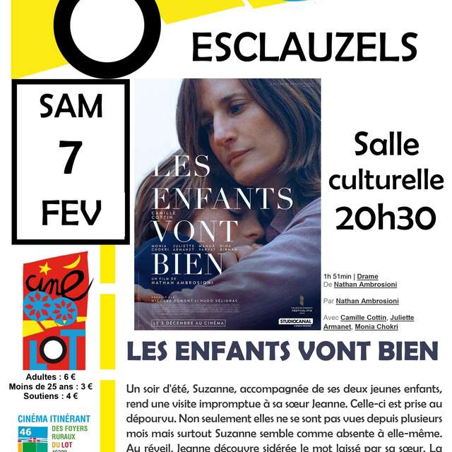 Ciné-Lot à Esclauzels: "Les enfants vont bien"