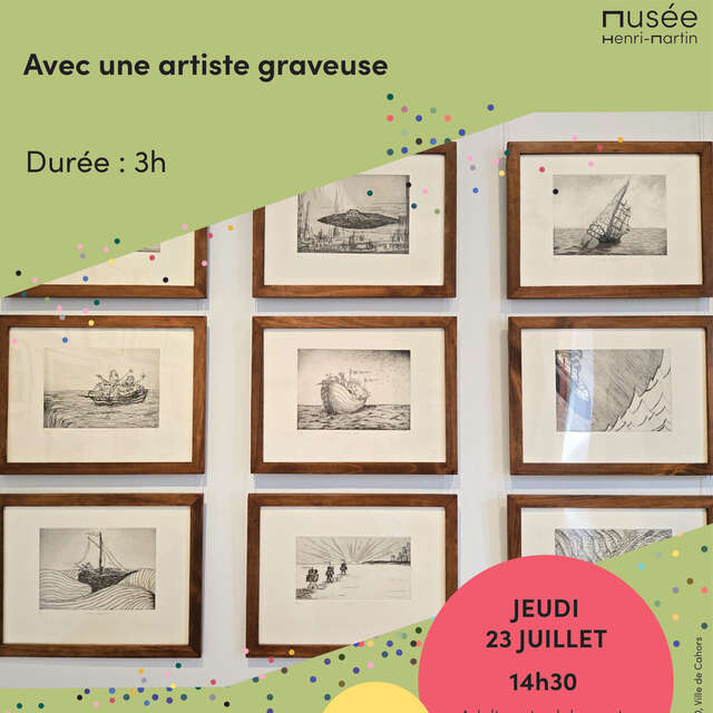 Atelier gravure au Musée Henri-Martin
