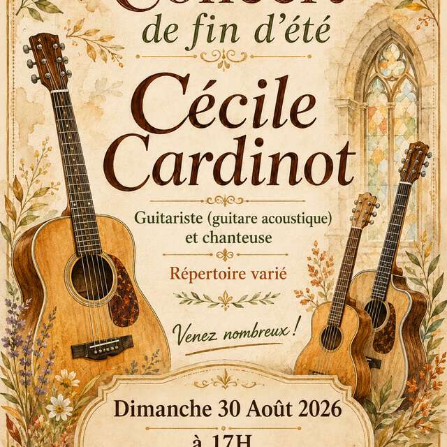 Concert de fin d'été : Cécile CARDINOT