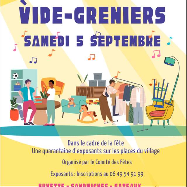 Vide-grenier à Ginouillac