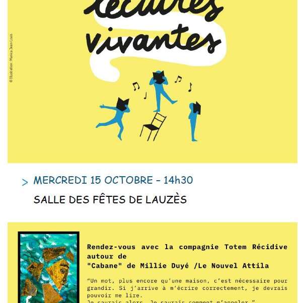 Lectures vivantes, à Lauzès